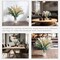 Green Pampas Grass Bouquet – Boho Home & Wedding Floral Arrangements – Dried Pampas Grass Decor for Living Room, Fireplace, and Modern Farmhouse